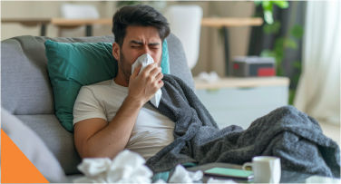 <p>High fever that lasts for weeks, belly pain, diarrhea, and vomiting can be a red flag for typhoid fever.</p>
